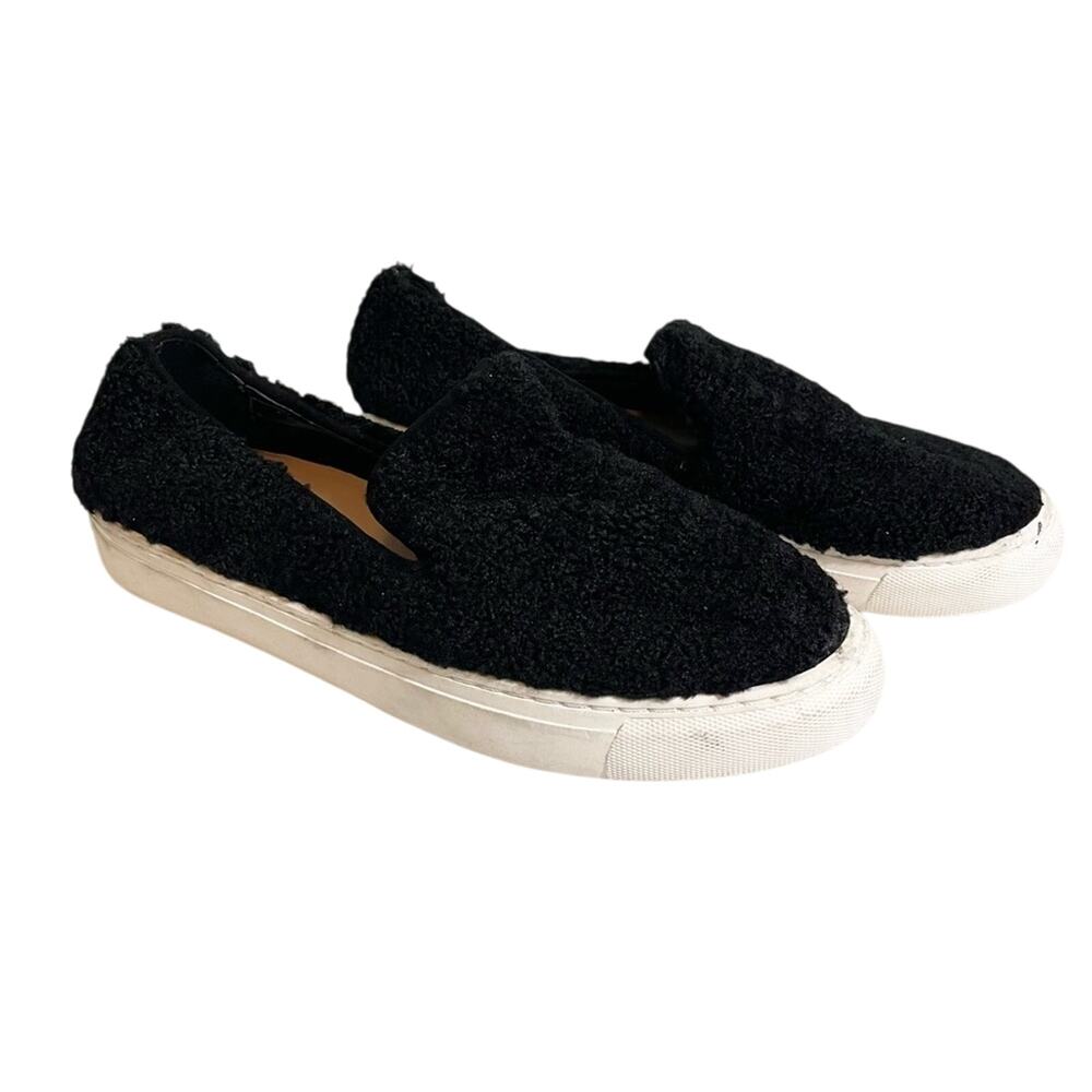 Steven New‎ York Closed Toe Faux Fur Sherpa Slip-On Kimbel Size 10 NWOT